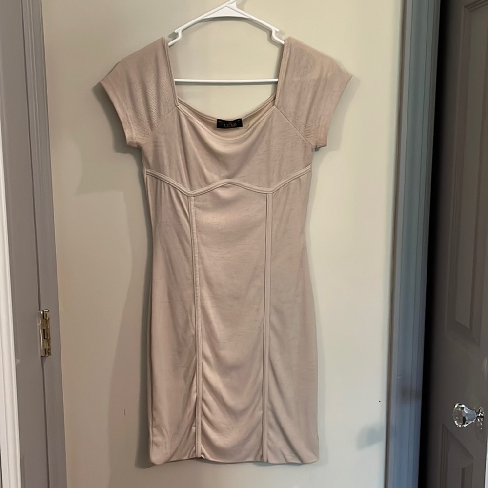 Luxe Refashioned Mini Dress